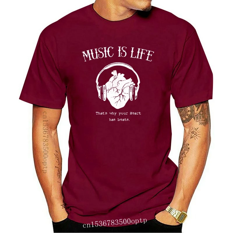 2019 Summer Tee Shirt Club T-Shirt Men's Techno Music Life Heart Headphones DJ Dub House Party Gift O-Neck T-shirt
2019 Summer Tee Shirt Club T-Shirt Men's Techno Music Life Heart Headphones DJ Dub House Party Gift O-Neck T-shirt