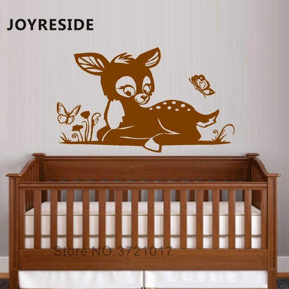 JOYRESIDE Fawn Smile Wall Decals Cute Wall Sticker Kids Baby Bedroom Deocration Wall Decor Animals Fawn Flower Wall Decals WM095
JOYRESIDE Fawn Smile Wall Decals Cute Wall Sticker Kids Baby Bedroom Deocration Wall Decor Animals Fawn Flower Wall Decals WM095