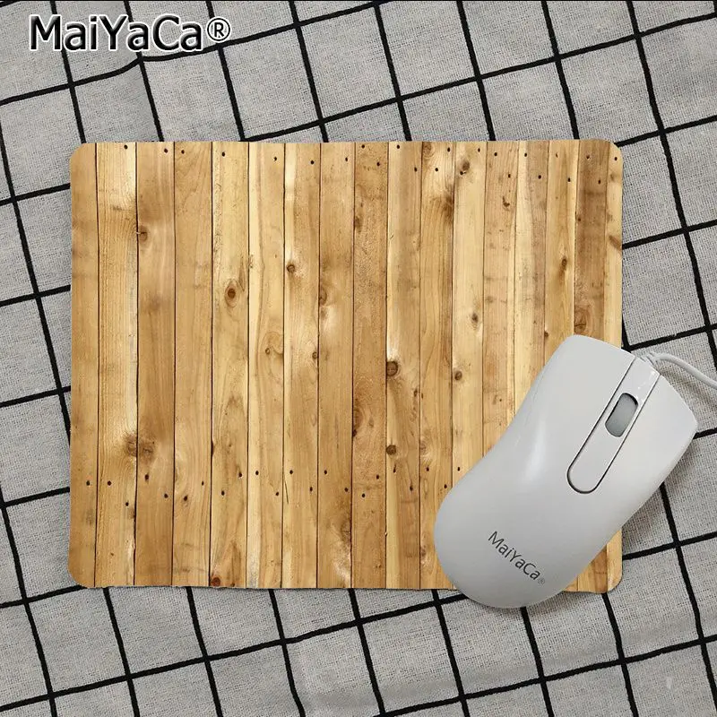 Maiya высокое качество деревянный пол дерево зернистая клавиатура игровые коврики