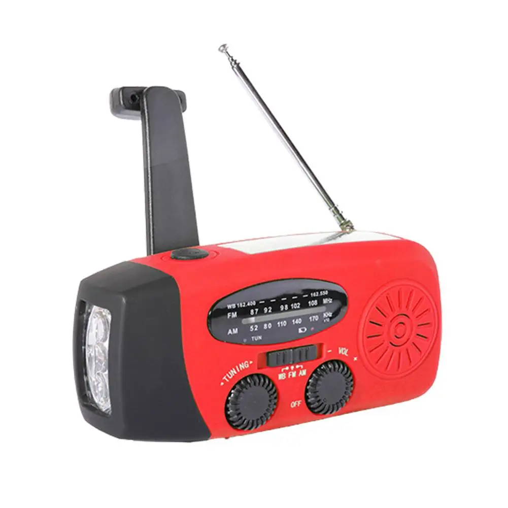 Hand Cranked Portable Radio - Weather Radio With 1200mAh Power Bank For Phone Emergency Solar Wind Up Radio For Outdoor Activit
Hand Cranked Portable Radio - Weather Radio With 1200mAh Power Bank For Phone Emergency Solar Wind Up Radio For Outdoor Activit