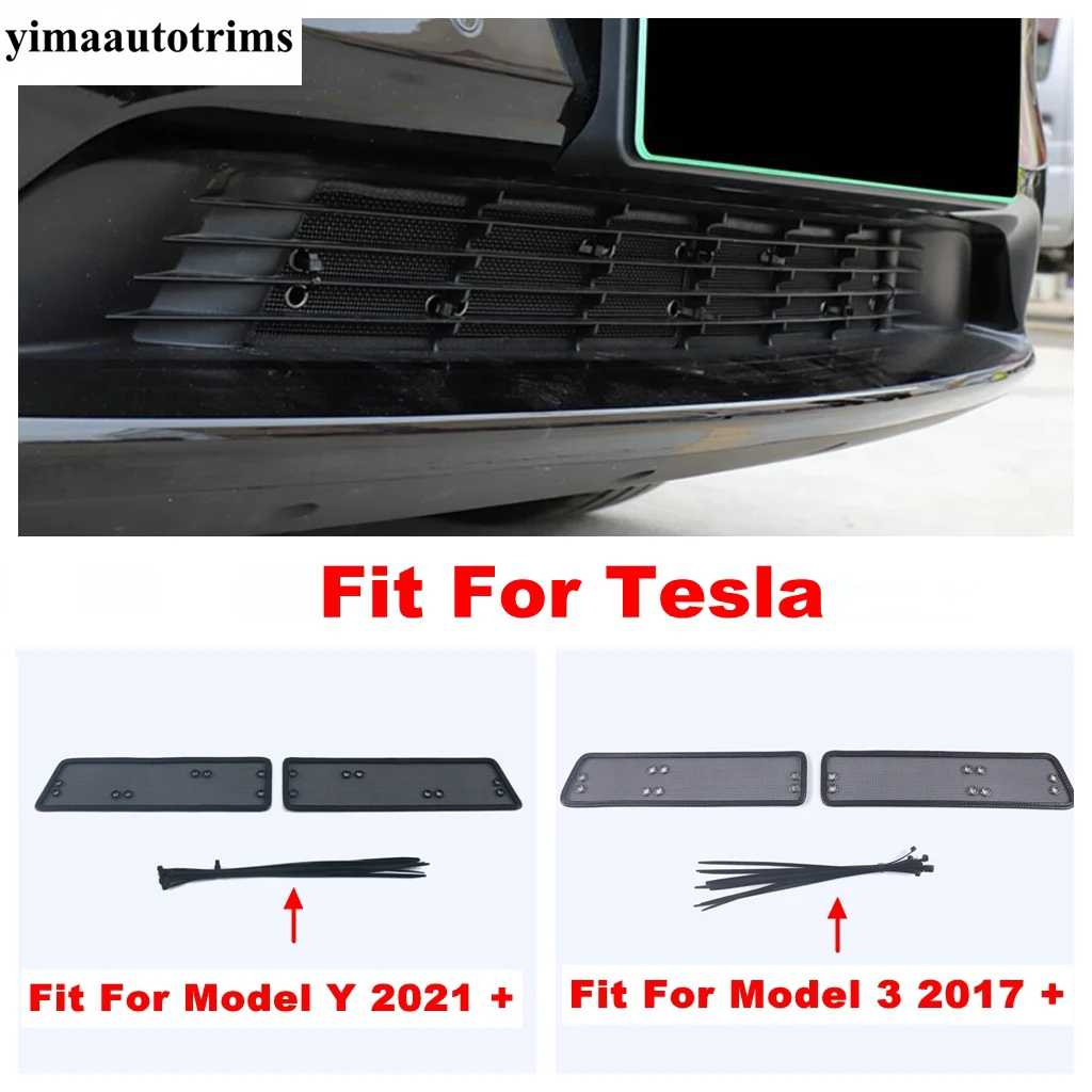 Front Insect Net Car Screenning Grill Grille Mesh Protection Cover Accessories For Tesla Model Y 2021 2022 / Model 3 2017 - 2021
Front Insect Net Car Screenning Grill Grille Mesh Protection Cover Accessories For Tesla Model Y 2021 2022 / Model 3 2017 - 2021