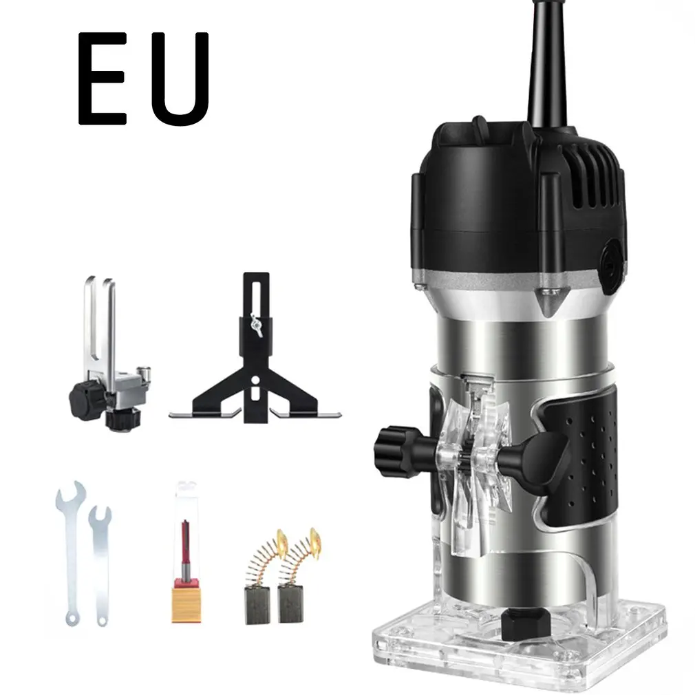 Woodworking Electric Trimmer Wood Milling Engraving Slotting Trimming Machine Hand Carving Machine Wood Router
Woodworking Electric Trimmer Wood Milling Engraving Slotting Trimming Machine Hand Carving Machine Wood Router