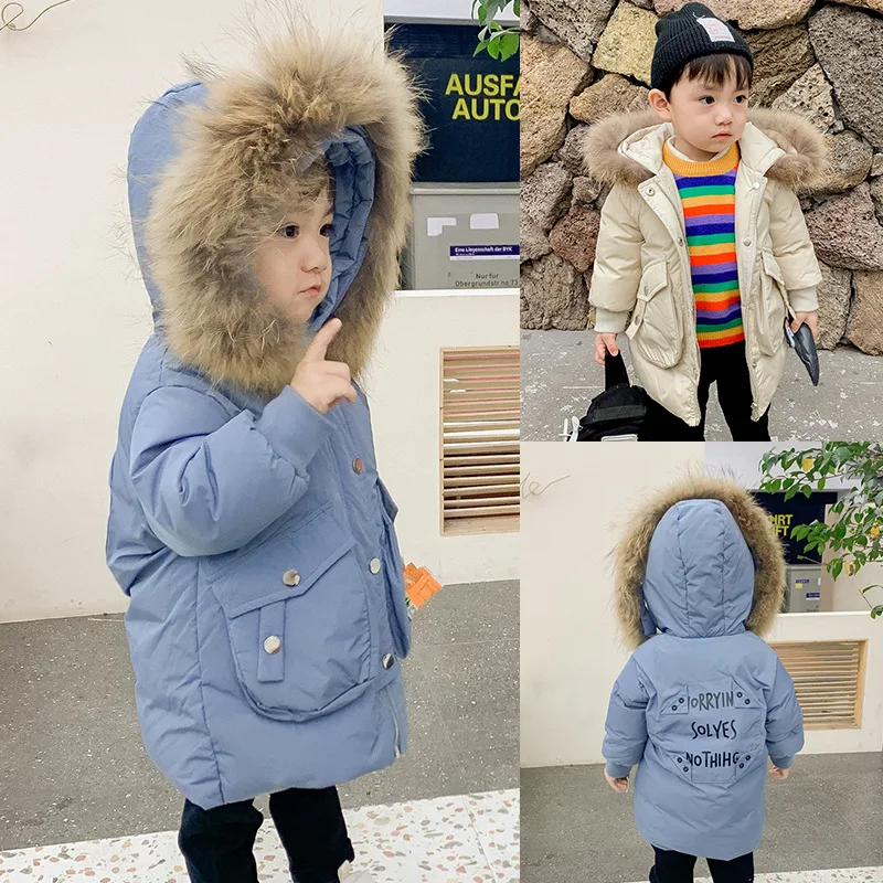 Baby Down Jacket Boys Winter Clothes Thicken Warm Long Jackets Toddler Kids Outerwear Winter Coat
Baby Down Jacket Boys Winter Clothes Thicken Warm Long Jackets Toddler Kids Outerwear Winter Coat