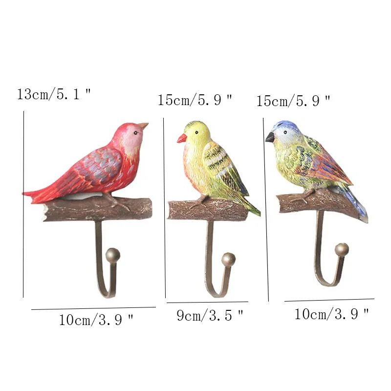 Home Storage Organization Multicolored Bird Sets Three Decorative Hooks Garden Wind Wall Hooks Home Craft Coat Hook
Home Storage Organization Multicolored Bird Sets Three Decorative Hooks Garden Wind Wall Hooks Home Craft Coat Hook