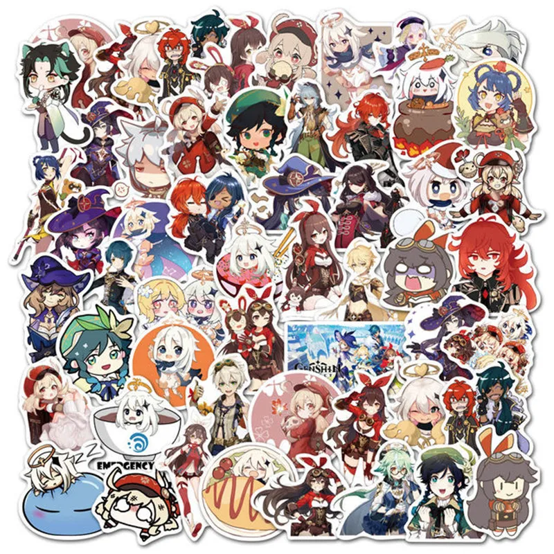 10/50PCS Game Genshin Cartoon Cute Characters Graffiti Stickers Skateboard Luggage Decoration Children's Toys Wholesale
10/50PCS Game Genshin Cartoon Cute Characters Graffiti Stickers Skateboard Luggage Decoration Children's Toys Wholesale