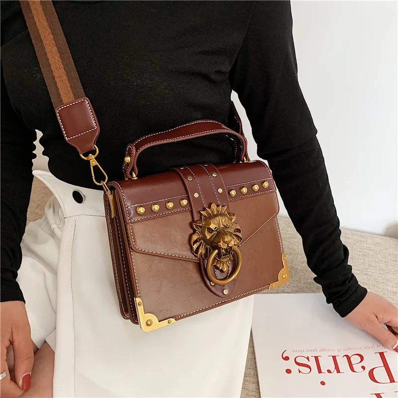 Lion Head Designer Small Handbag PU Leather Crossbody Bags For Women Bag Female Party Shoulder Messenger Bag
Lion Head Designer Small Handbag PU Leather Crossbody Bags For Women Bag Female Party Shoulder Messenger Bag