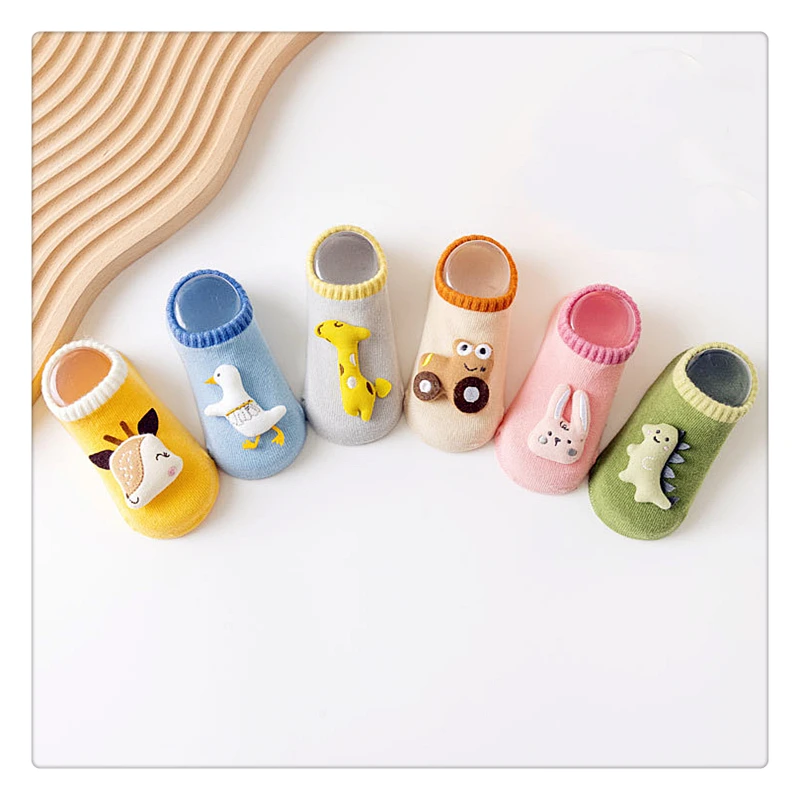 Детские носки на весну и осень для новорожденных мальчиков и девочек милые Нескользящие теплые носки для сна 
Детские носки на весну и осень для новорожденных мальчиков и девочек милые Нескользящие теплые носки для сна