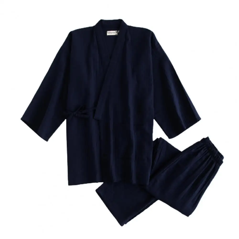 Men Pajamas Kimono Pajamas Double Gauze High Elasticity Men Exquisite Kimono lightweight comfortable Sleepwear Summer 2021
Men Pajamas Kimono Pajamas Double Gauze High Elasticity Men Exquisite Kimono lightweight comfortable Sleepwear Summer 2021