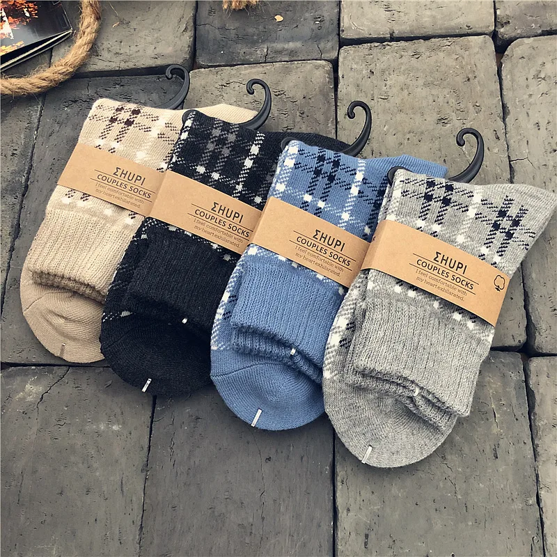 Crew Socks Man Solid Mens Sock Plaid Print Soft Cartoon Autumn Winter Classic Adult Japanese Vintage Trend Calcetines Hombre
Crew Socks Man Solid Mens Sock Plaid Print Soft Cartoon Autumn Winter Classic Adult Japanese Vintage Trend Calcetines Hombre