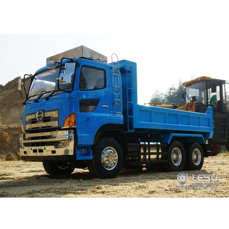 1/14 RC LESU Hino700 6X6 гидравлический самосвал с металлическим шасси|Радиоуправляемые