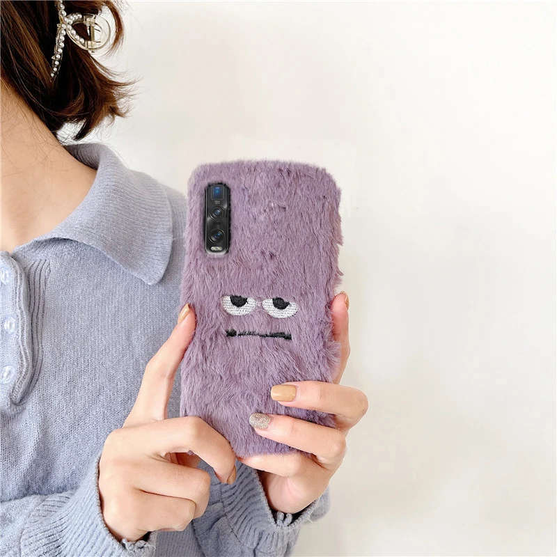 Cartoon Plush Case For Oppo Realme C3 7 6 5 X50 XT Find X2 Reno4 Reno3 Pro 5G Reno Z 2 3 4 5 New Big eyed Monster Protect Cover
Cartoon Plush Case For Oppo Realme C3 7 6 5 X50 XT Find X2 Reno4 Reno3 Pro 5G Reno Z 2 3 4 5 New Big eyed Monster Protect Cover
