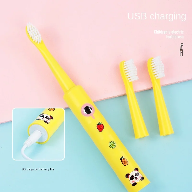 Low shock sound USB rechargeable cartoon baby panda soft hair children's electric toothbrush
Low shock sound USB rechargeable cartoon baby panda soft hair children's electric toothbrush