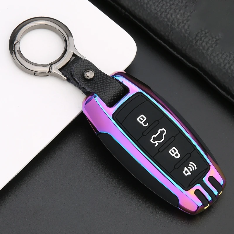 Zinc alloy+Silicone Car key Case Cover For Haval F5 F7 F7X Coupe H7 H8 H9 GMW H6 H2 H2s 2019 2020 Remote Fob Cover Shell Skin
Zinc alloy+Silicone Car key Case Cover For Haval F5 F7 F7X Coupe H7 H8 H9 GMW H6 H2 H2s 2019 2020 Remote Fob Cover Shell Skin