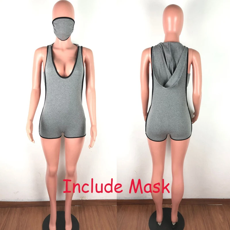Sleeveless Hoodie Short Sexy Bodysuit Women Summer V Neck Hollow Out Bodycon Jumpsuit Party Night Club Rompers Womens Jumpsuit
Sleeveless Hoodie Short Sexy Bodysuit Women Summer V Neck Hollow Out Bodycon Jumpsuit Party Night Club Rompers Womens Jumpsuit