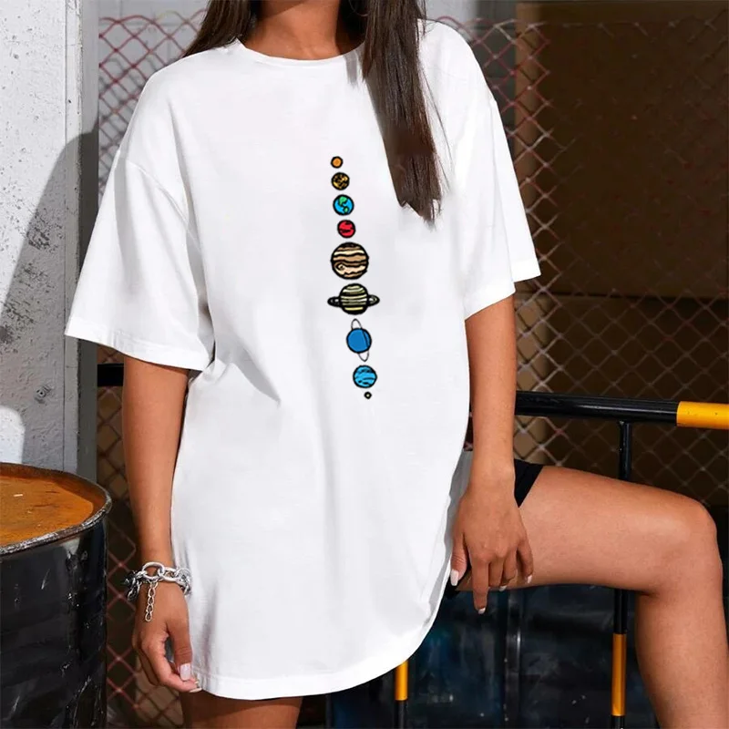 Cartoon Print Women Summer Mini Dress Short Sleeve O-Neck Casual Loose Plus Size Dresses Harajuku Female Pullover Vestidos
Cartoon Print Women Summer Mini Dress Short Sleeve O-Neck Casual Loose Plus Size Dresses Harajuku Female Pullover Vestidos