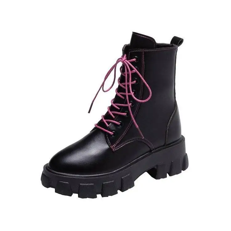 Popular Fashion 2020 New Women Winter Boots Thick-soled Fashion Locomotive Female Ankle Boots Rome Style Women Flat Boots
Popular Fashion 2020 New Women Winter Boots Thick-soled Fashion Locomotive Female Ankle Boots Rome Style Women Flat Boots