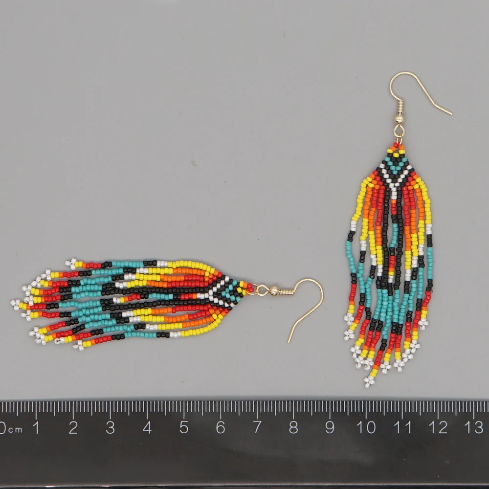 Go2boho Boho Ethnic Earring For Women Handmade Beads Native Jewelry American Bohemian Colorfed Hanging Jewellery Long Earrings
Go2boho Boho Ethnic Earring For Women Handmade Beads Native Jewelry American Bohemian Colorfed Hanging Jewellery Long Earrings