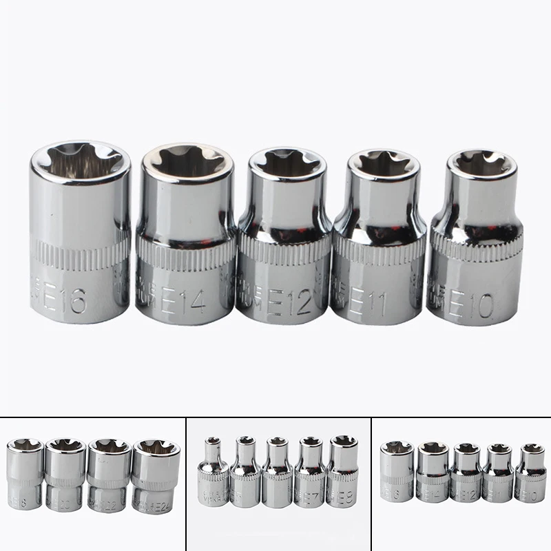 E4-E24 1/2\\\" 3/8\\\" 1/4\\\" Shanks Socket Adapter Sleeve Bits Ratchet Nut Driver Hex
E4-E24 1/2\\\" 3/8\\\" 1/4\\\" Shanks Socket Adapter Sleeve Bits Ratchet Nut Driver Hex