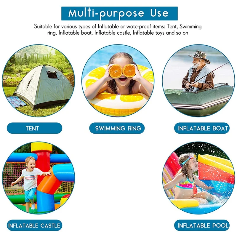 30 Pcs TPU Repair Patch Self Adhesive Pool Patch Plastic Repair Patches Kit Air Bed Patch Repair Kit for Water Sports
30 Pcs TPU Repair Patch Self Adhesive Pool Patch Plastic Repair Patches Kit Air Bed Patch Repair Kit for Water Sports