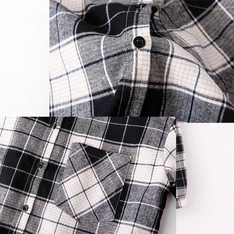 HStar Fashion Women Chic Oversized Plaid Blouse Long Sleeve Female Casual Print Shirts Stylish Cotton Tops Blusas
HStar Fashion Women Chic Oversized Plaid Blouse Long Sleeve Female Casual Print Shirts Stylish Cotton Tops Blusas