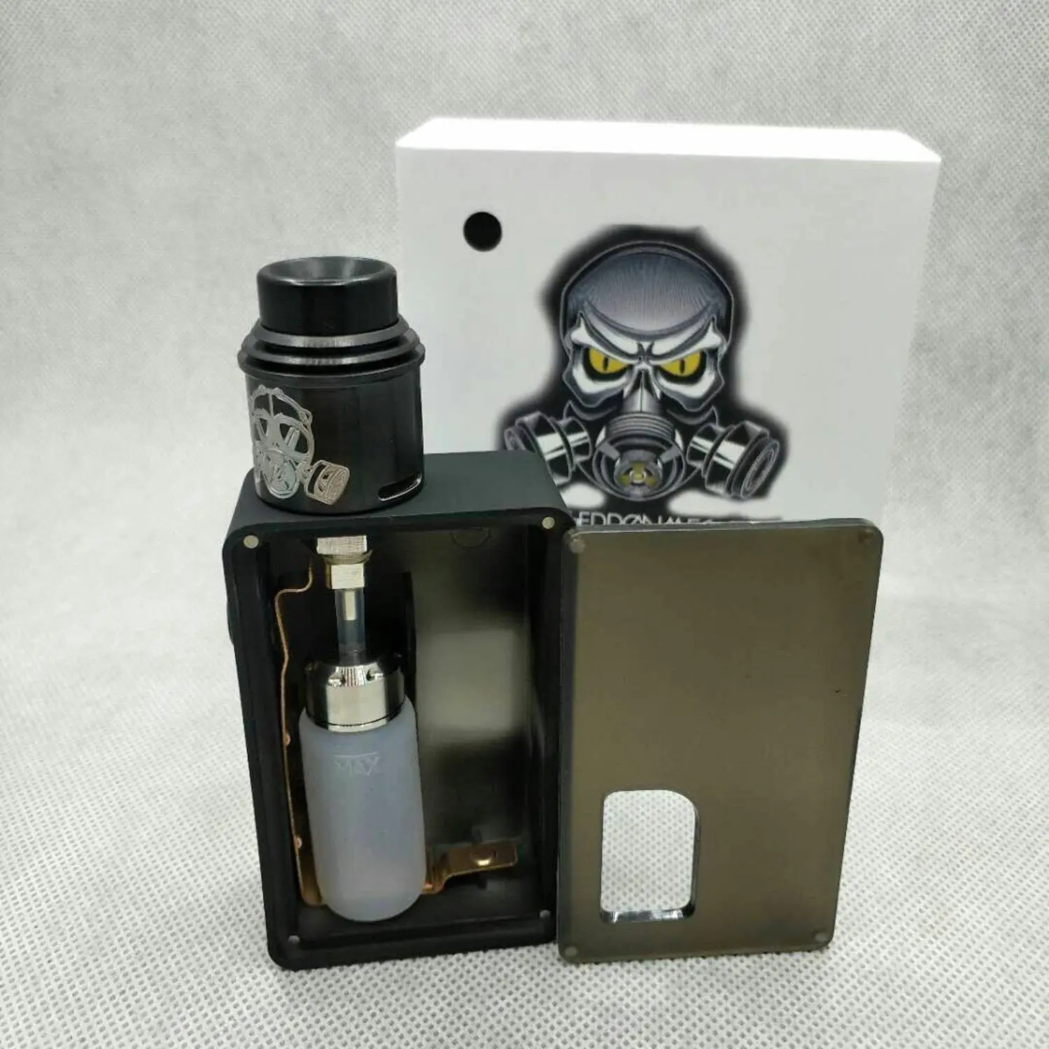 Новый Apocalypse Squonk Box Mod Vape комплект с GEN 2 RDA атомайзер BF Pin Armageddon Squonker машина Vapor Mods -