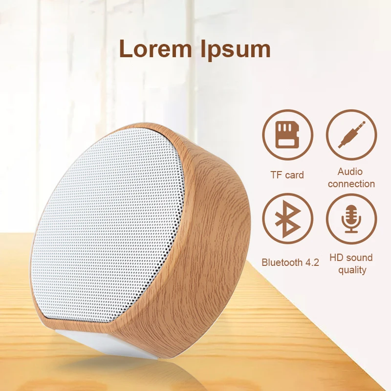 Wood Grain Wireless Bass Bluetooth Speaker Portable Mini Subwoofer Stereo Loudspeaker For Phone Support TF AUX USB Boomboxes
Wood Grain Wireless Bass Bluetooth Speaker Portable Mini Subwoofer Stereo Loudspeaker For Phone Support TF AUX USB Boomboxes