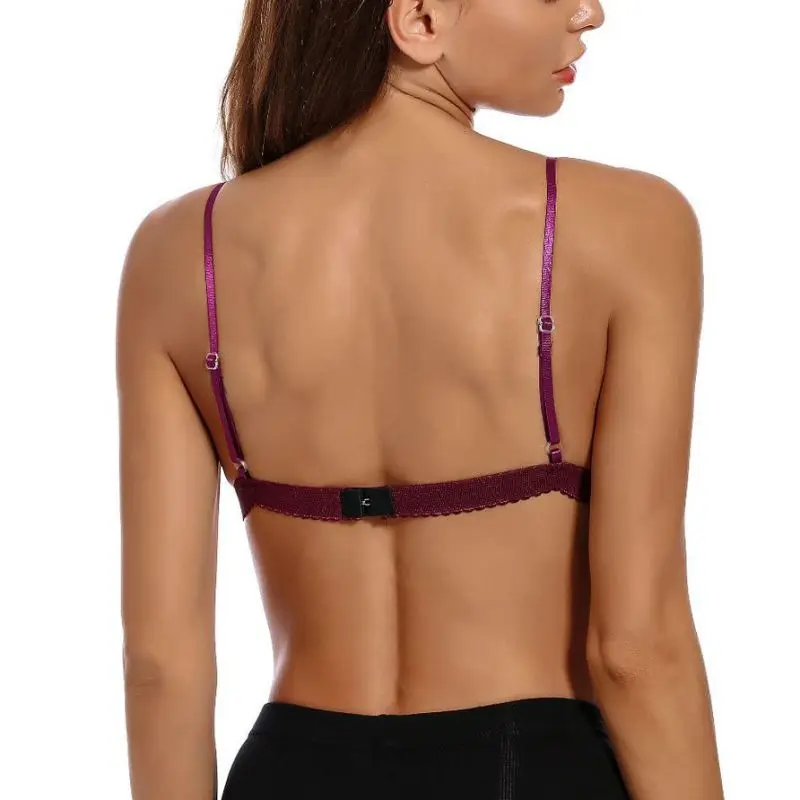 Fashion Bras Women Sexy Lace Sling Bralette Vest Thin Underwear Solid Color Jacquard Deep V Lingerie Seamless Bra
Fashion Bras Women Sexy Lace Sling Bralette Vest Thin Underwear Solid Color Jacquard Deep V Lingerie Seamless Bra