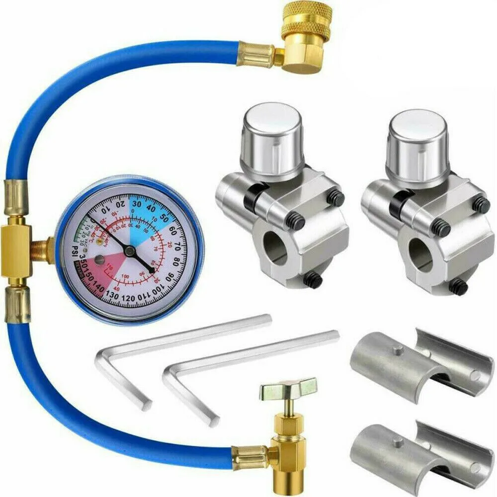 Metal BPV31 Bullet Piercing Tap Valve Kits For Refrigerator With Pressure Gauge BPV31 Bullet Piercing Tap Valve Kit
Metal BPV31 Bullet Piercing Tap Valve Kits For Refrigerator With Pressure Gauge BPV31 Bullet Piercing Tap Valve Kit
