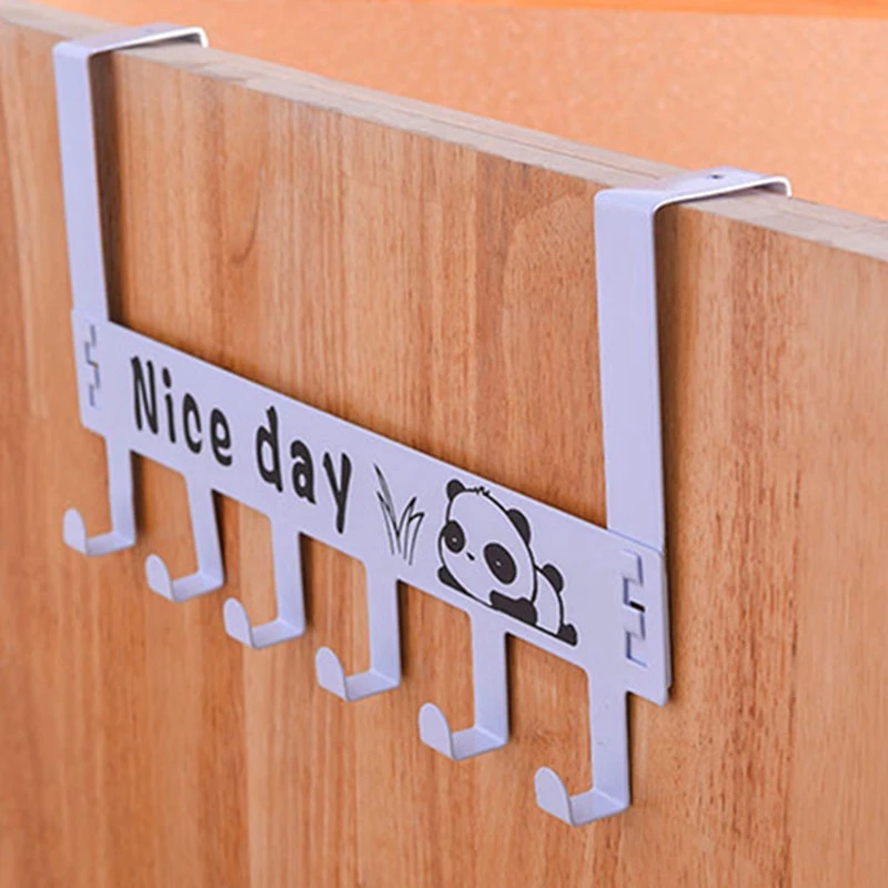 Door Rack 6 Hooks Hanger Detachable Home Storage Organizer Wall Hook Hat Clothes Bag Holder No Drilling Bathroom Hanger
Door Rack 6 Hooks Hanger Detachable Home Storage Organizer Wall Hook Hat Clothes Bag Holder No Drilling Bathroom Hanger