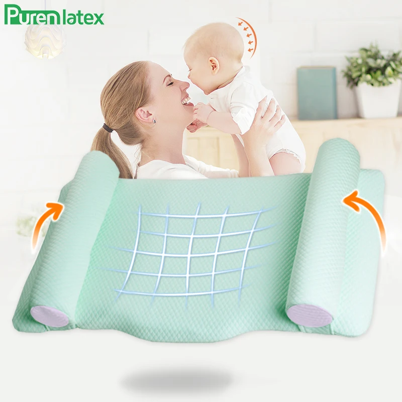PurenLatex Newborn Orthopedic Pillow Baby Head Shaping Pillow Neck Support for Infant Preventing Flat Head Syndrome
PurenLatex Newborn Orthopedic Pillow Baby Head Shaping Pillow Neck Support for Infant Preventing Flat Head Syndrome