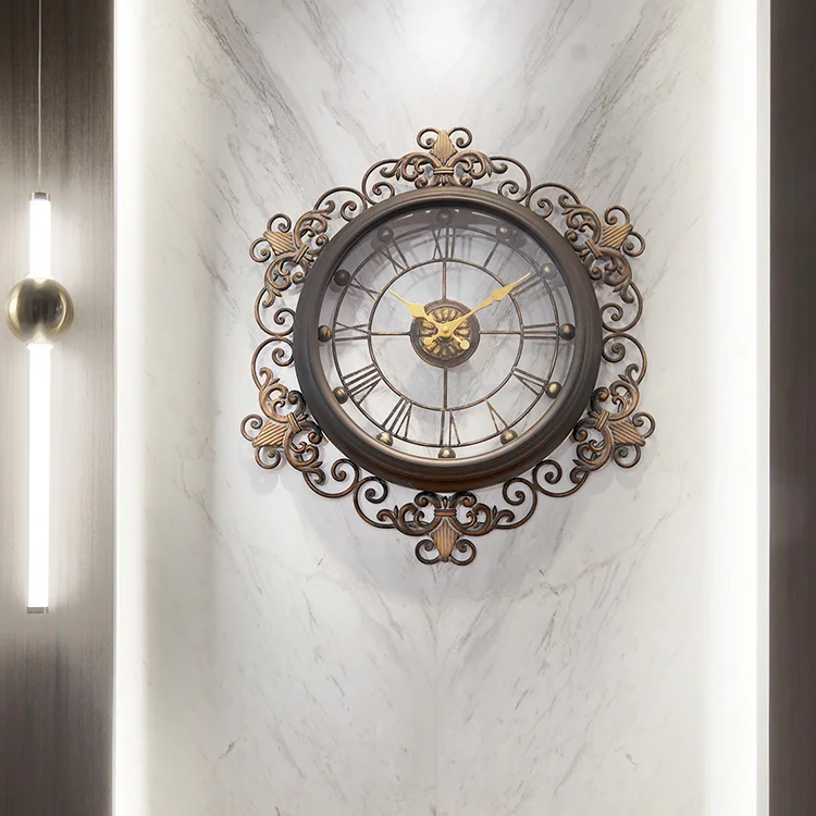 Antique Creative Luxury Wall Clocks Simple Metal American Style Retro Clocks Fashion Living Room Zegar Scienny Wall Decor EB50WC
Antique Creative Luxury Wall Clocks Simple Metal American Style Retro Clocks Fashion Living Room Zegar Scienny Wall Decor EB50WC