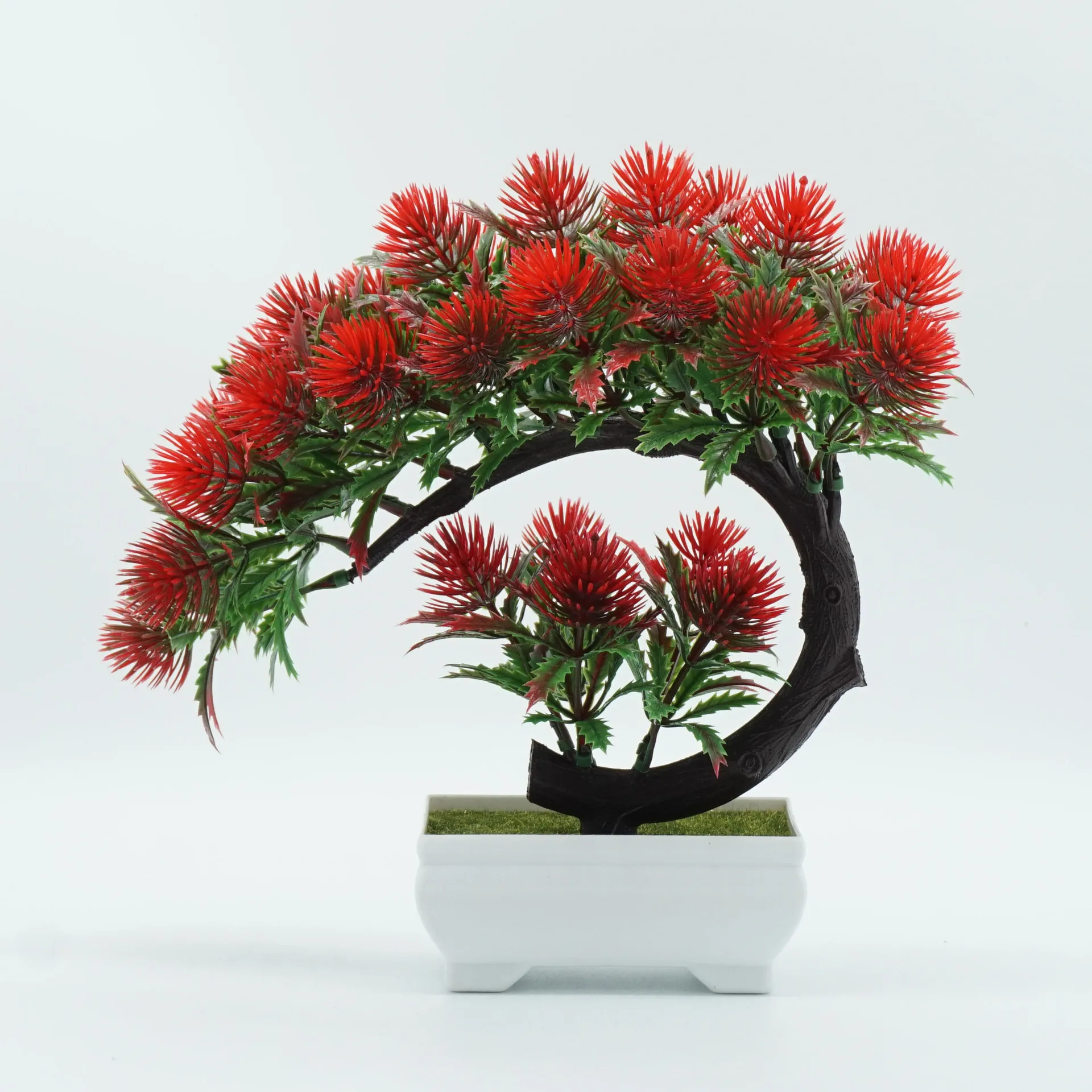New simulation Flower Bonsai artificial flower bonsai ornament living room indoor green plant flower plastic flower Desktop
New simulation Flower Bonsai artificial flower bonsai ornament living room indoor green plant flower plastic flower Desktop