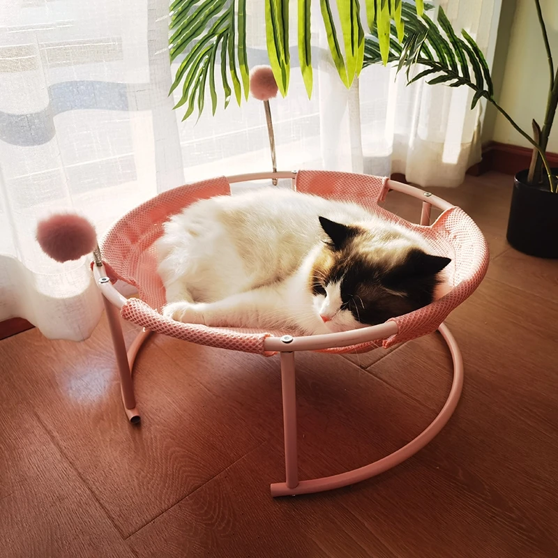 Cat Bed Summer Iron Frame Breathable Hammock Cat And Dog Kennel Pad Hanging Removable And Washable Cat Hammock Overhead Net Bed
Cat Bed Summer Iron Frame Breathable Hammock Cat And Dog Kennel Pad Hanging Removable And Washable Cat Hammock Overhead Net Bed