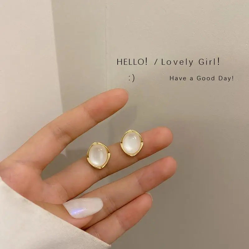 S925 Silver Needle Small and Simple Opal Earrings Cold Wind 2021 New Trendy Exquisite Light Luxury Earrings for Women Jewelry
S925 Silver Needle Small and Simple Opal Earrings Cold Wind 2021 New Trendy Exquisite Light Luxury Earrings for Women Jewelry