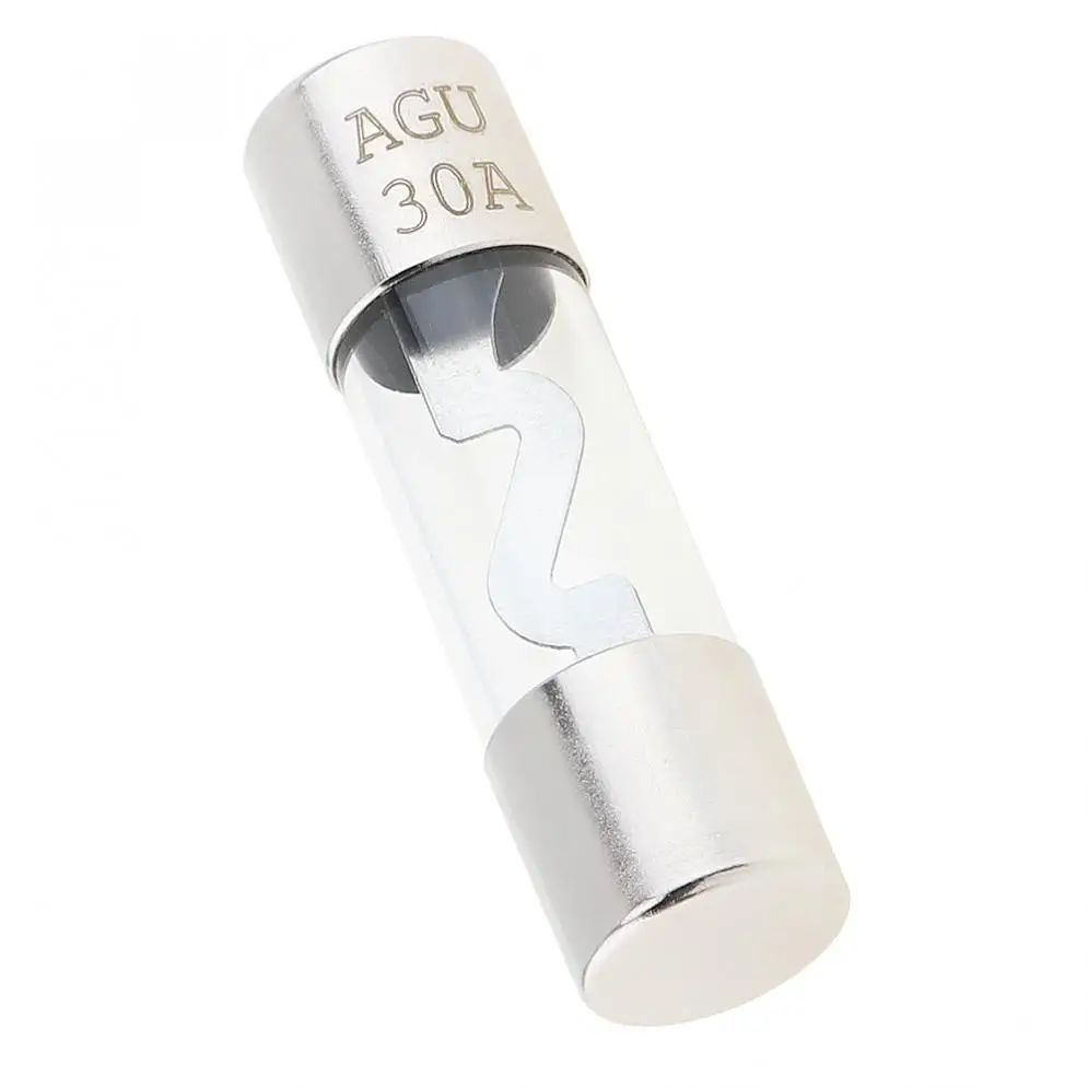 10pcs 30A / 60A Car Audio Power Amplifier Glass AGU Nickel Plated Fuse New 
10pcs 30A / 60A Car Audio Power Amplifier Glass AGU Nickel Plated Fuse New