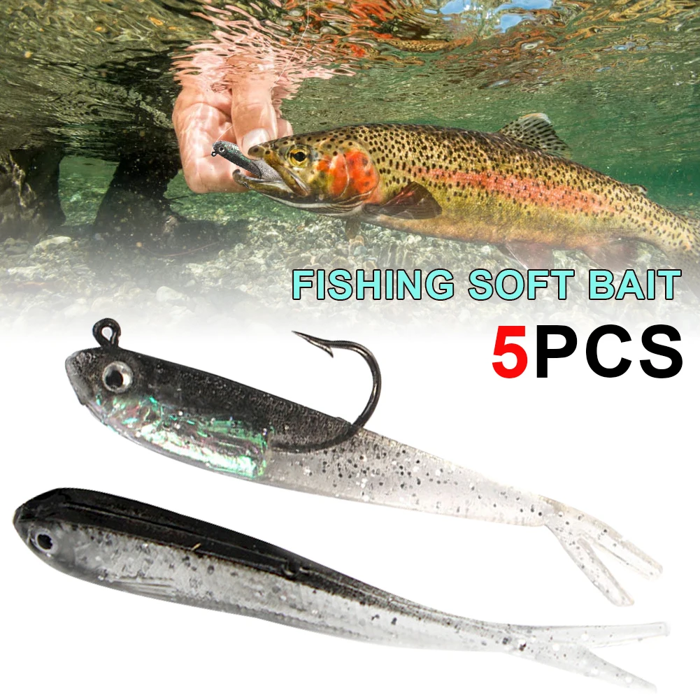 75mm Fishing Lure Soft Bait Split Tail Swimbait Fork Tail Minnow Soft Lure Artificial Bait Saltwater Freshwater Fishing Tackles
75mm Fishing Lure Soft Bait Split Tail Swimbait Fork Tail Minnow Soft Lure Artificial Bait Saltwater Freshwater Fishing Tackles