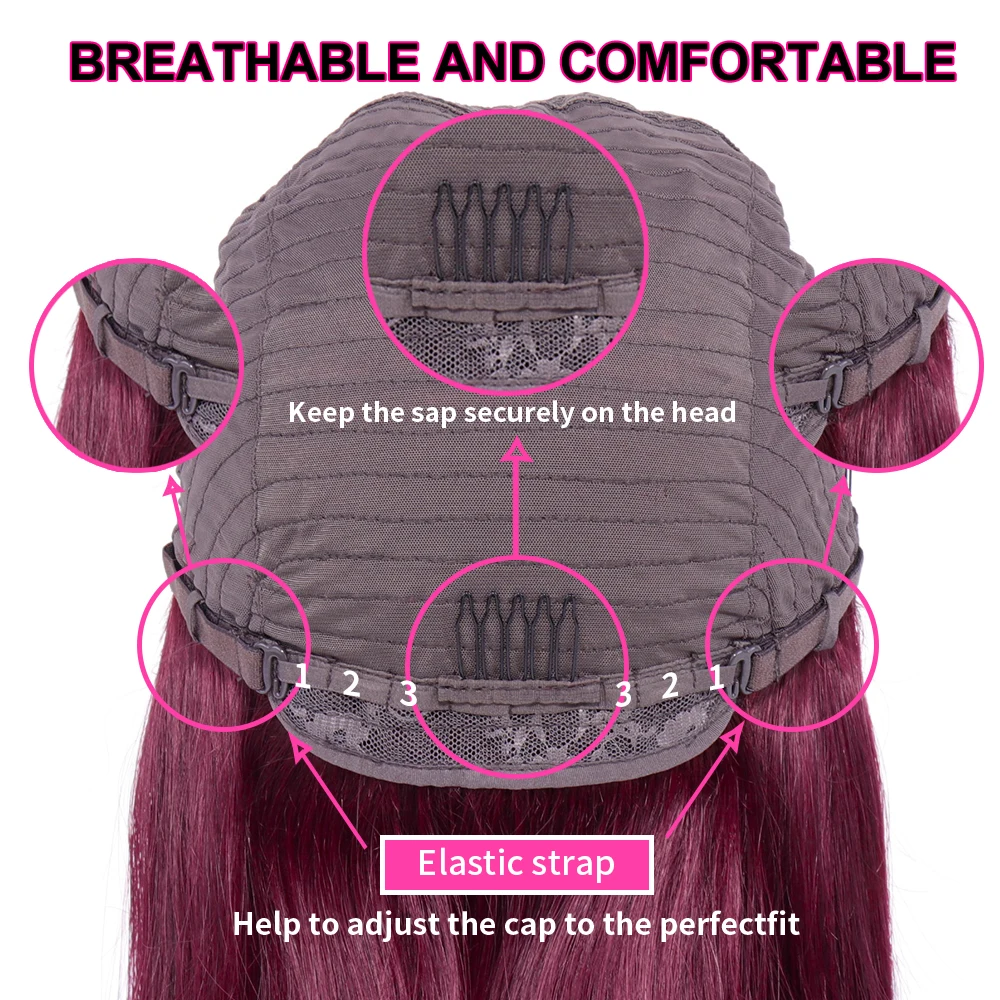 BLACKROSS 4X4 Lace Front Human Hair Pre Plucked Hairline Straight Wigs 1B99J Baby Hair Brazilian For Black Women Bob Wigs Lace
BLACKROSS 4X4 Lace Front Human Hair Pre Plucked Hairline Straight Wigs 1B99J Baby Hair Brazilian For Black Women Bob Wigs Lace