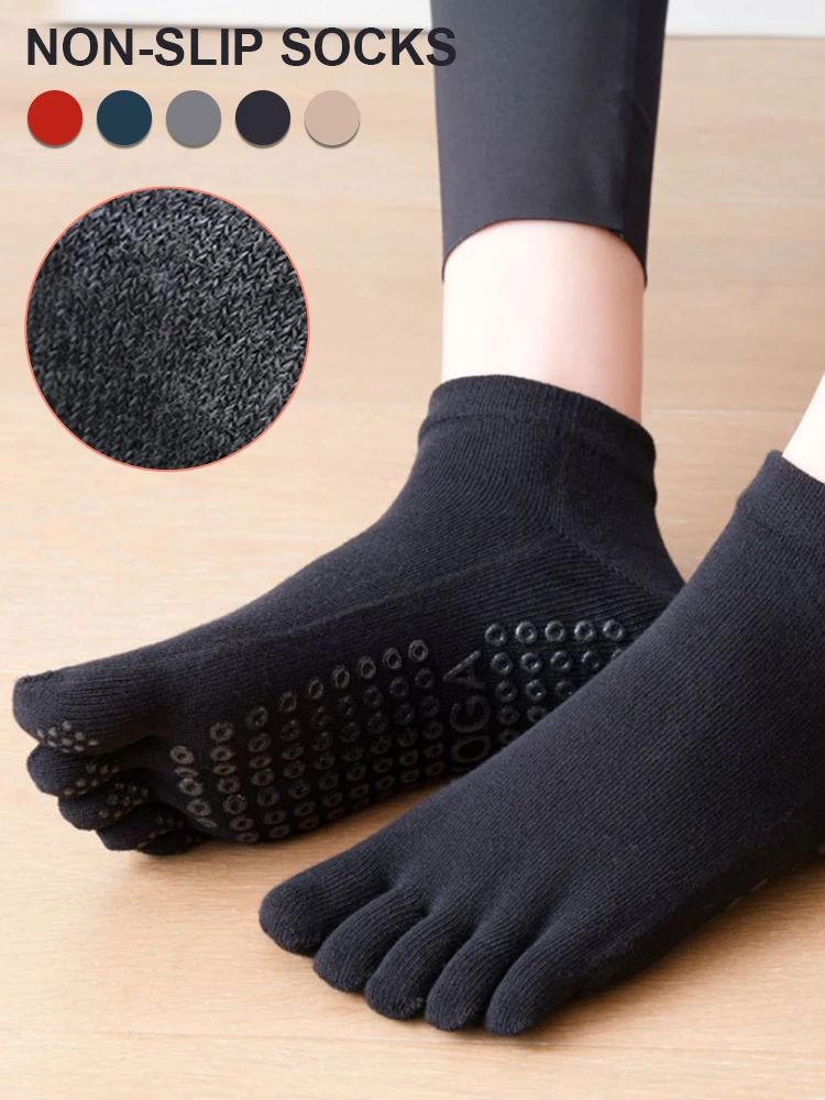 Womens Yoga Warm Socks Full Toe Non-Slip Enhance Grips Low Rise Five Toe Socks For Yoga Exercise Pilates Barre Dance Ballet
Womens Yoga Warm Socks Full Toe Non-Slip Enhance Grips Low Rise Five Toe Socks For Yoga Exercise Pilates Barre Dance Ballet