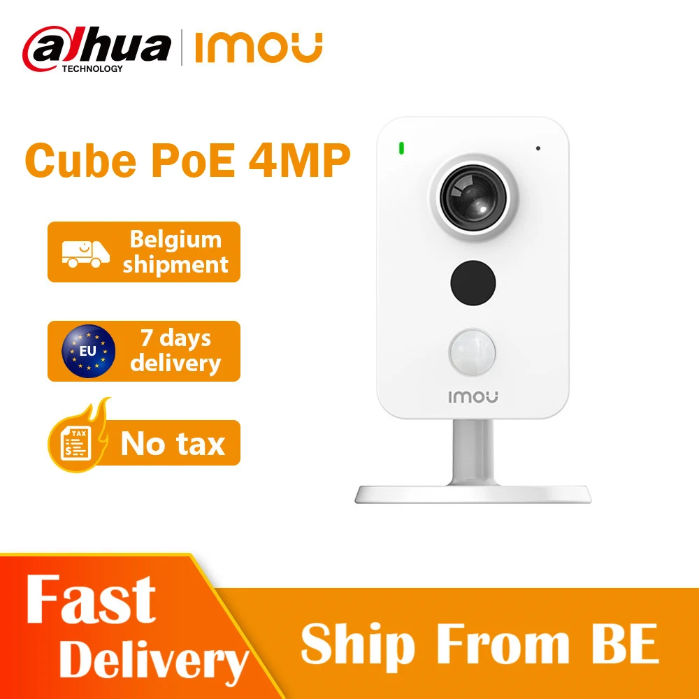 Dahua imou Cube POE 4MP IP Camera PIR Detection External Alarm Interface Sound Detection Two-way Talk Camera
Dahua imou Cube POE 4MP IP Camera PIR Detection External Alarm Interface Sound Detection Two-way Talk Camera