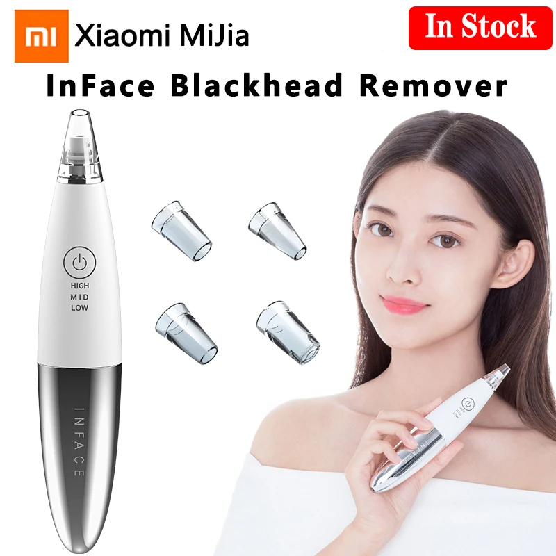 In Stock Xiaomi InFace Blackhead Remover Vacuum Pore Cleaner T Zone Dermabrasion Removal Acne Sebum Skin Care Beauty Tool
In Stock Xiaomi InFace Blackhead Remover Vacuum Pore Cleaner T Zone Dermabrasion Removal Acne Sebum Skin Care Beauty Tool