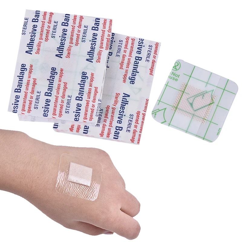 10PCs 3.8cmX3.8cm Hypoallergenic Non-woven Medical Adhesive Wound Dressing Band aid Bandage Large Wound First Aid Outdoor
10PCs 3.8cmX3.8cm Hypoallergenic Non-woven Medical Adhesive Wound Dressing Band aid Bandage Large Wound First Aid Outdoor