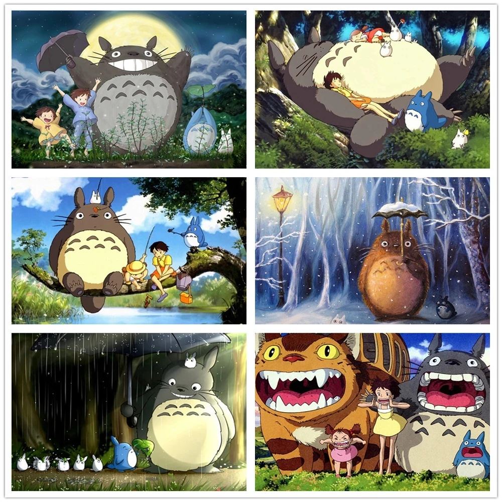 5D Anime Diamond Painting Cartoon My Neighbor Totoro Full Diamond Cross Stitch Kit Crystal Family Decoration Children's Gift
5D Anime Diamond Painting Cartoon My Neighbor Totoro Full Diamond Cross Stitch Kit Crystal Family Decoration Children's Gift