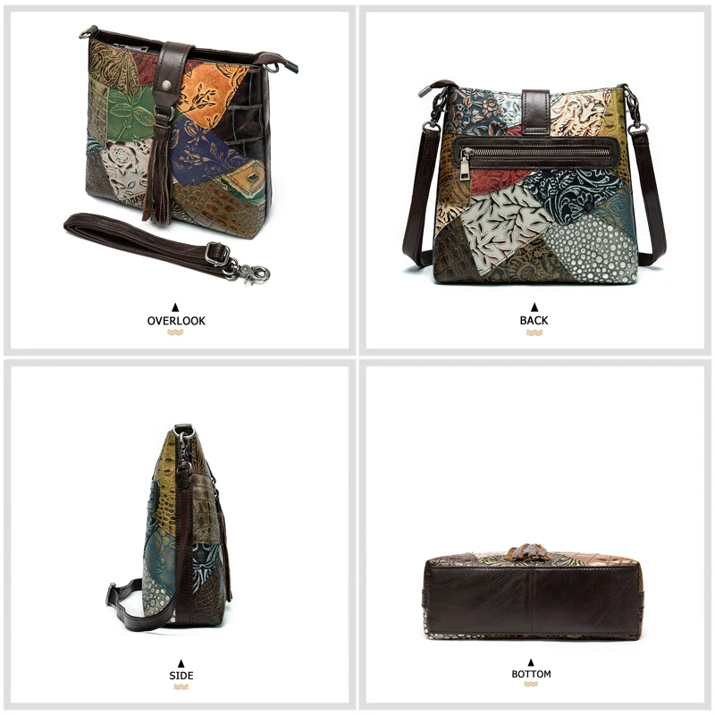 WESTAL Women's Genuine Leather Handbag Patchwork Shoulder Bag Women Leather Handbags Ladies Crossbody Bags Female Bags for Women
WESTAL Women's Genuine Leather Handbag Patchwork Shoulder Bag Women Leather Handbags Ladies Crossbody Bags Female Bags for Women