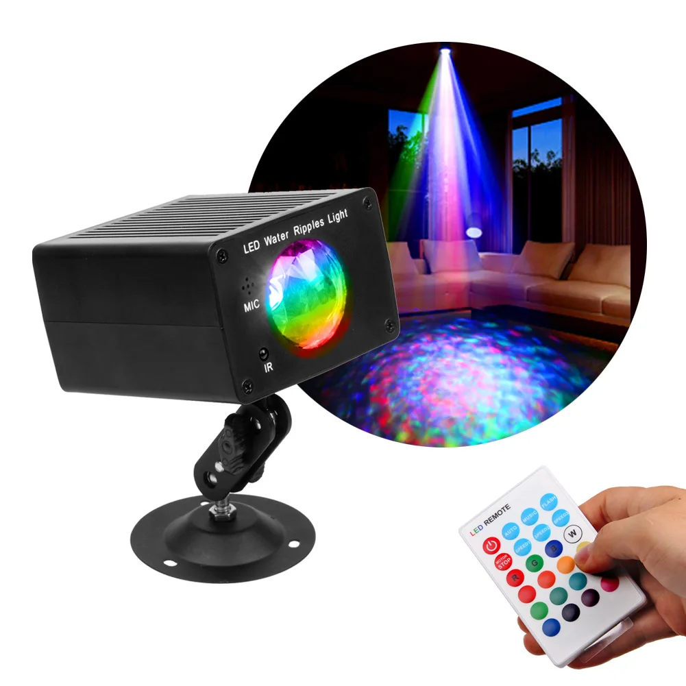 New 16-color remote control LED water pattern light, ocean stage light, dynamic bar background, wall washer holiday flame light
New 16-color remote control LED water pattern light, ocean stage light, dynamic bar background, wall washer holiday flame light