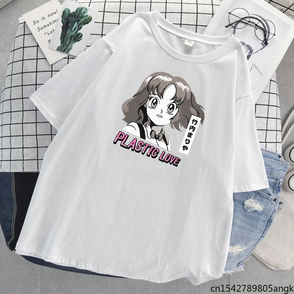 Women's T Shirt Cute Girls Plastic Love Manga Creativity Summer Fashion Soft Harajuku O-Neck Tops
Women's T Shirt Cute Girls Plastic Love Manga Creativity Summer Fashion Soft Harajuku O-Neck Tops