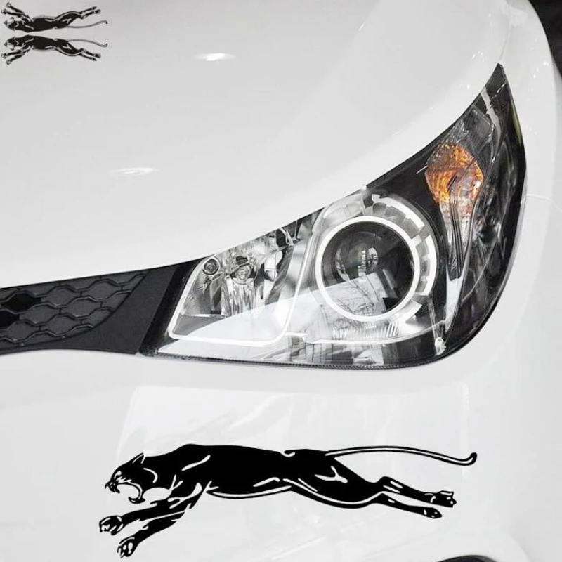 BEMOST Car Styling Vinyl Waterproof Leaping Strong Leopard Stickers Accessories Animals Decals 1Pair | Автомобили и мотоциклы