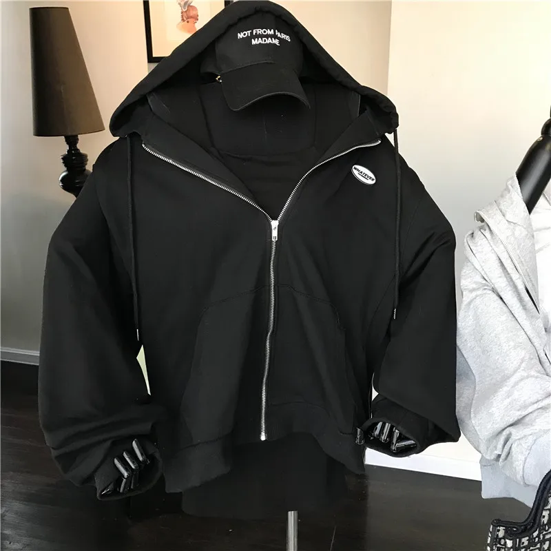 Women's Spring 2021 Fashion dress with tank top and hip wrap + loose zipper hoodie cardigan Two piece set
Women's Spring 2021 Fashion dress with tank top and hip wrap + loose zipper hoodie cardigan Two piece set