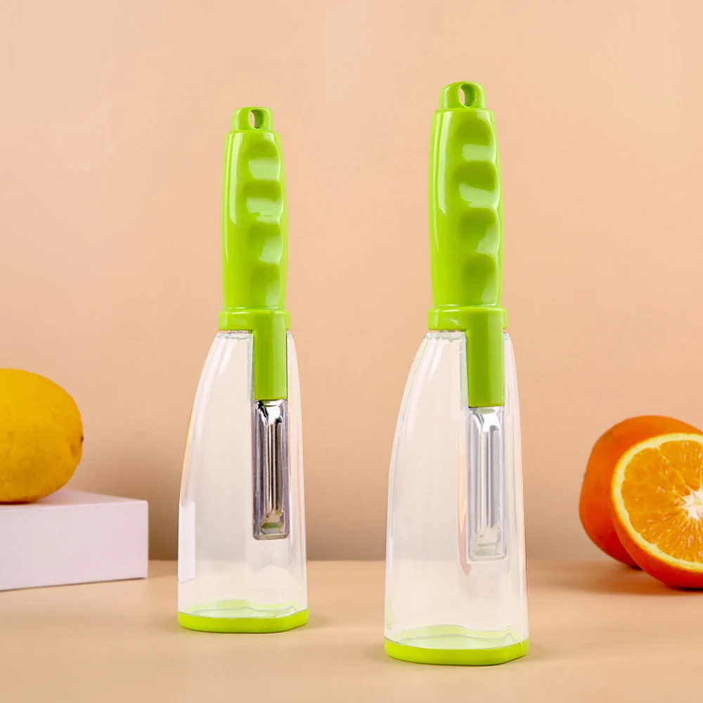 New Style Multifunctional Storage Type Peeling Knife With Storage Tube Peeler Household Fruit Tools Easy To Use
New Style Multifunctional Storage Type Peeling Knife With Storage Tube Peeler Household Fruit Tools Easy To Use