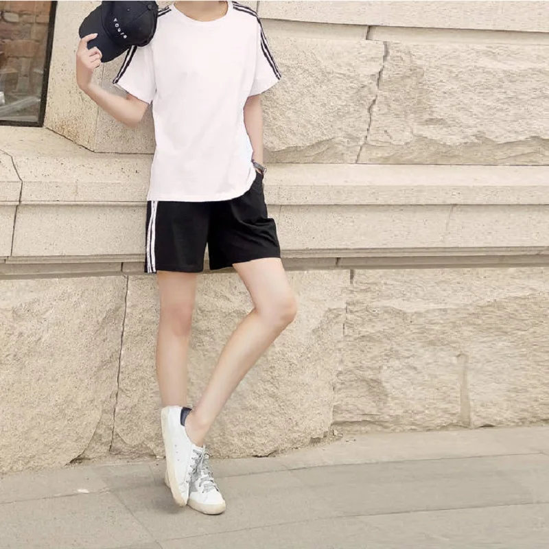 Woman Cloth Summer 2 Piece set Women Fashion 2021 Casual Running Tracksuit For Women Short Sleeve Student Korean Loose suit
Woman Cloth Summer 2 Piece set Women Fashion 2021 Casual Running Tracksuit For Women Short Sleeve Student Korean Loose suit