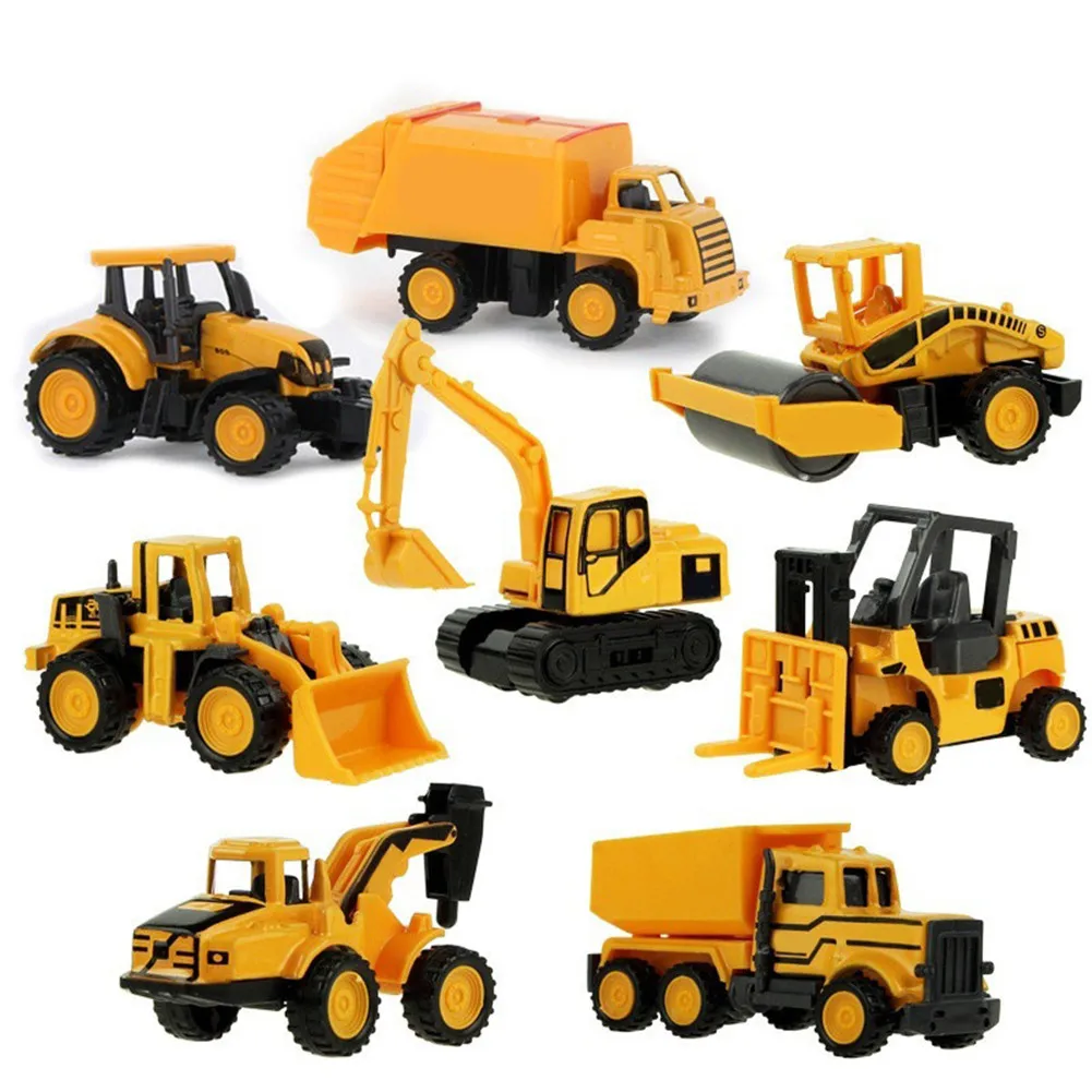 

Миниатюрный инженерный автомобиль, трактор, игрушечный самосвал, модель, Классические игрушечные автомобили для детей